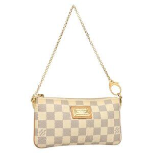 LOUIS VUITTON Damier Azur Pochette Mira MM Accessory Pouch